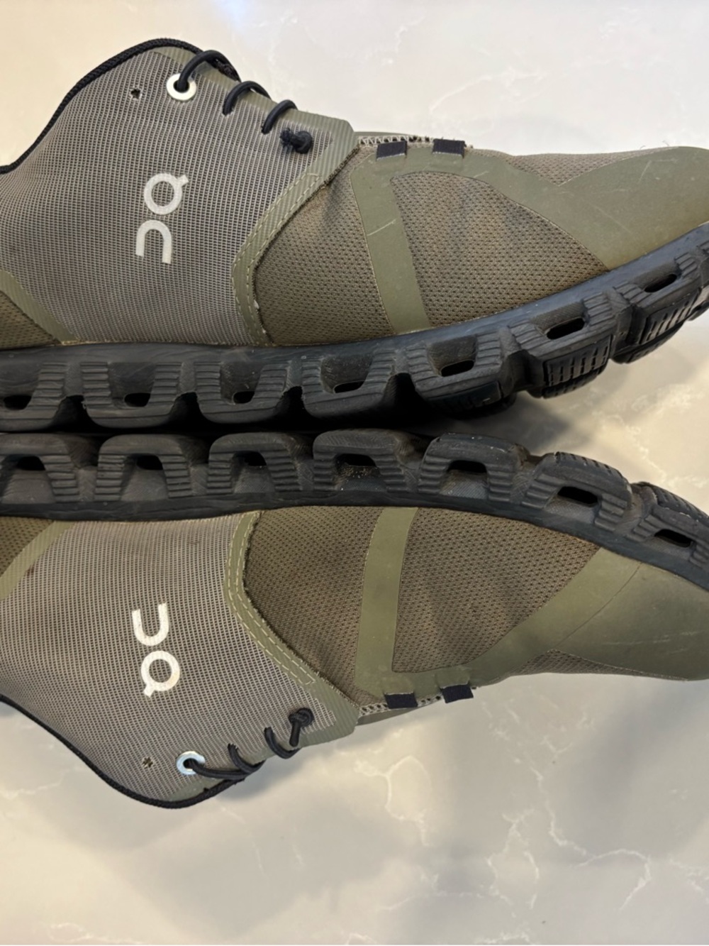 On Running Cloud Waterproof Shoes Men’s 11 Olive Green Trail Athletic - Picture 6 of 10
